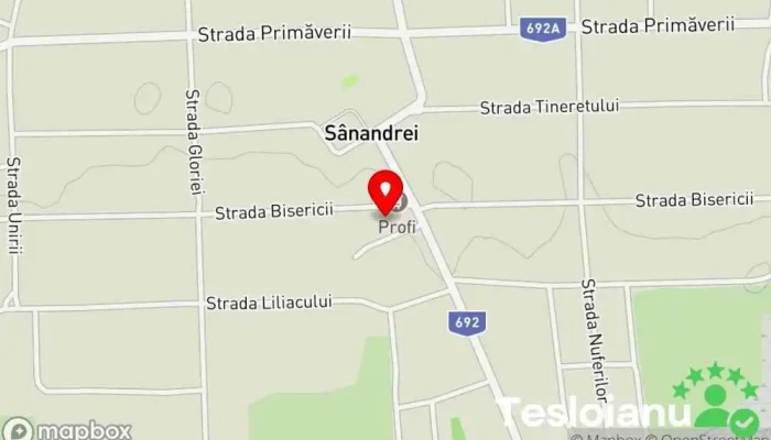 hartă a Sânandrei  în Sânandrei