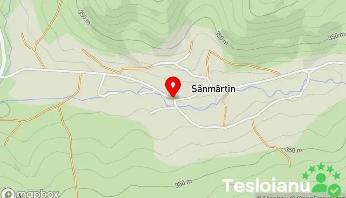hartă a Sânmartin  în Sânmartin