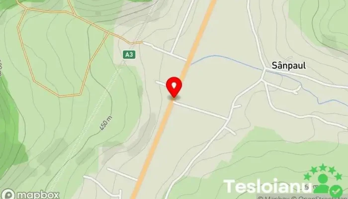 hartă a Sânpaul  în Sânpaul