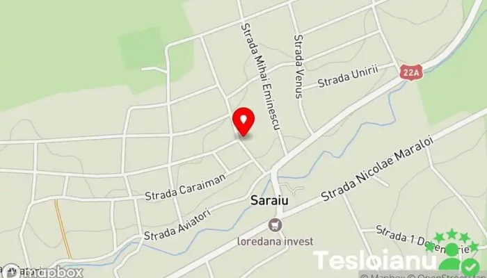 hartă a Saraiu  în Saraiu