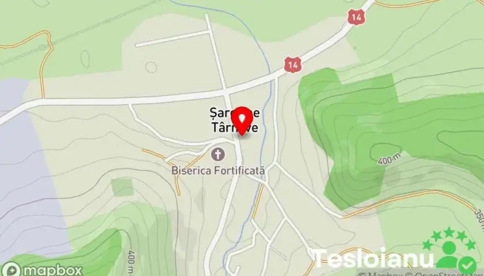 hartă a Şaroş pe Târnave  în Şaroş pe Târnave