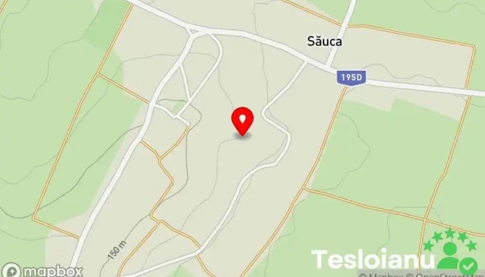 hartă a Săuca  în Săuca