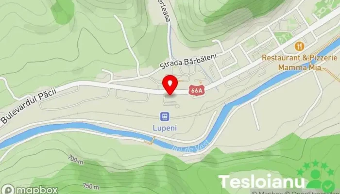 hartă a S.C AutoTech Cîmpeanu S.R.L Punct de inspecție auto în Lupeni