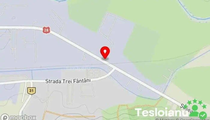 hartă a SC GRENZEBACH ROMANIA SRL Producător în Iași