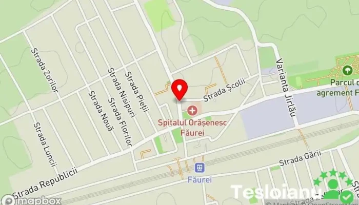 hartă a SC ONORARII FUNEBRE BUESCU SRL Servicii funerare în Făurei