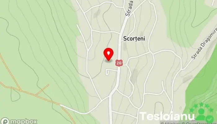 hartă a Scorțeni  în Scorțeni