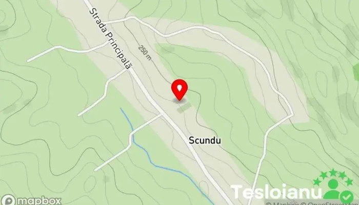 hartă a Scundu  în Scundu