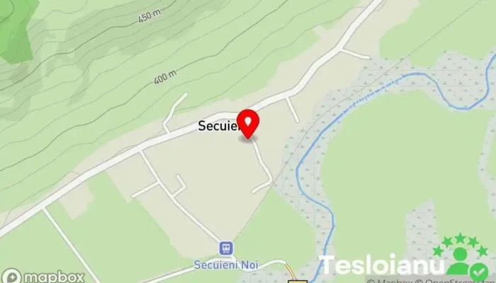 hartă a Secuieni  în Secuieni