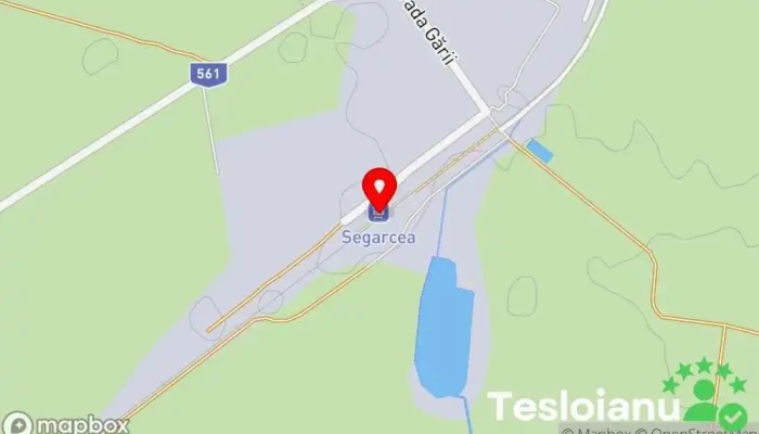 hartă a Segarcea Gară în Segarcea