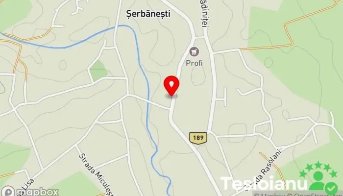 hartă a Serbanesti  în Serbanesti