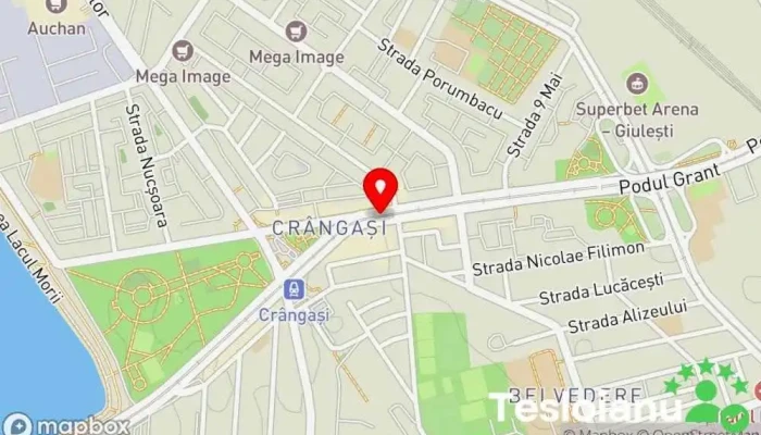 hartă a Service chei Servicii de duplicare chei în București