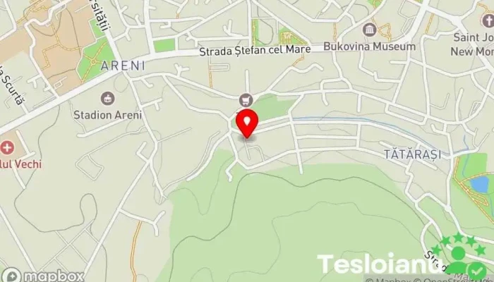 hartă a Service reparatii moto Atelier pentru reparații de motociclete în Suceava