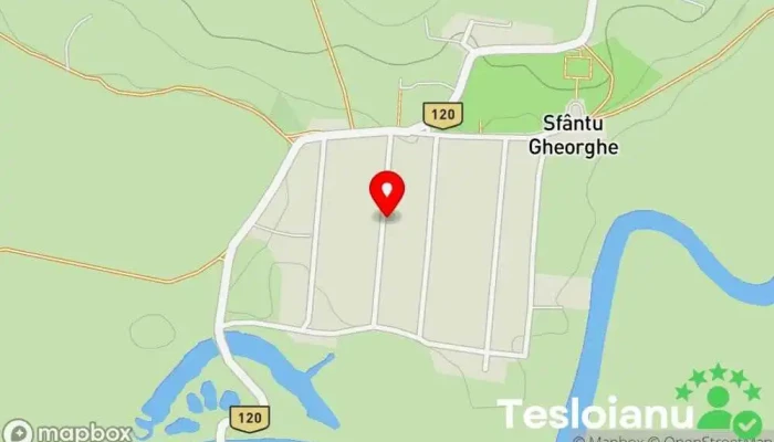 hartă a Sfântu Gheorghe  în Sfântu Gheorghe