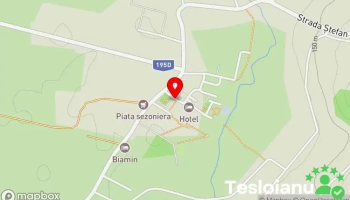 hartă a Silver Star Hotel & SPA Cazare în Tășnad