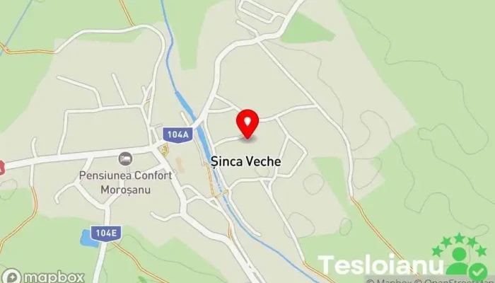 hartă a Șinca Veche  în Șinca Veche