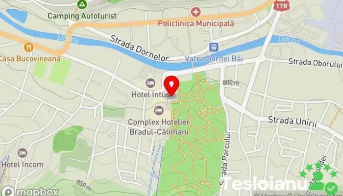 hartă a Şincarom Companie de transport cu autobuzul în Vatra Dornei
