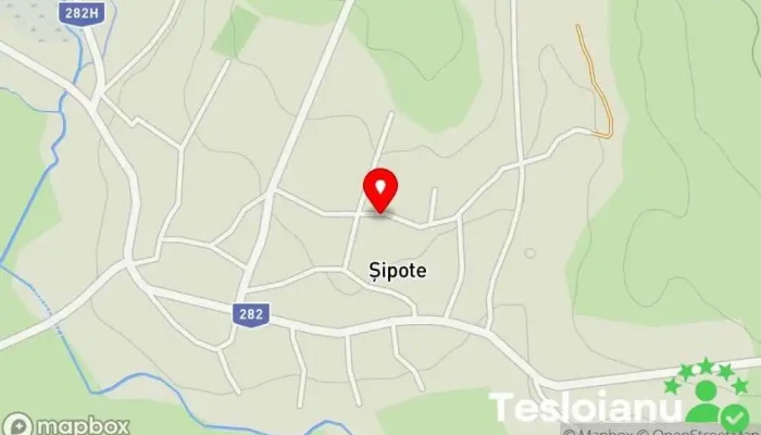 hartă a Șipote  în Șipote