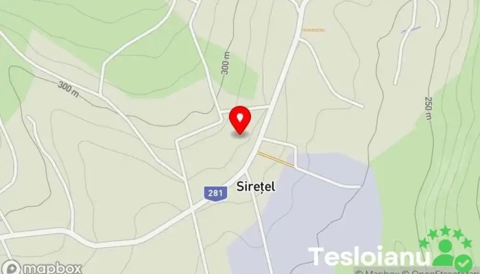 hartă a Sirețel  în Sirețel