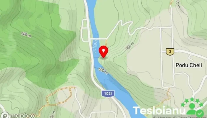 hartă a Situl Natura 2000 Cheile Doftanei Rezervație naturală, Atracție turistică în Comuna Brebu