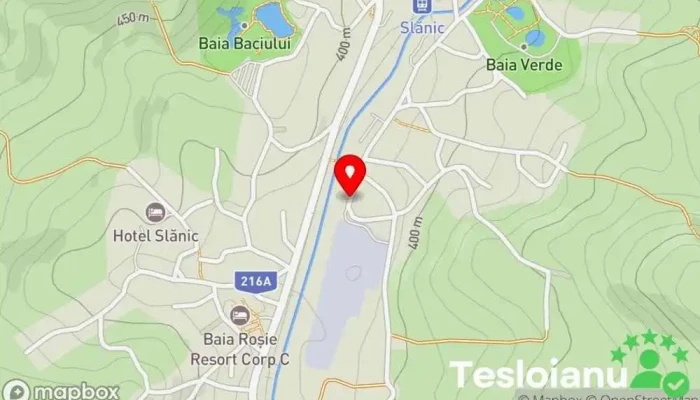 hartă a Slănic  în Slănic
