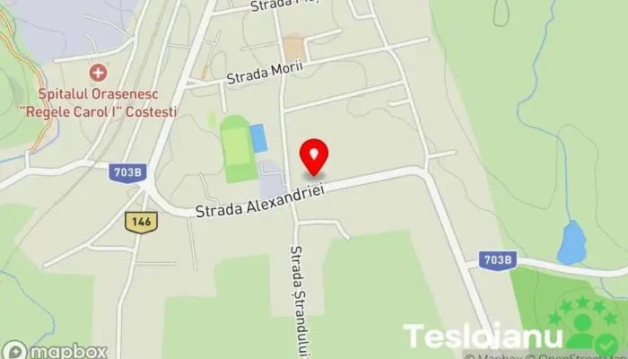 hartă a Spălătorie Auto La Marius Spălătorie auto în Costești