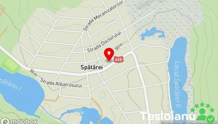 hartă a Spătărei  în Spătărei