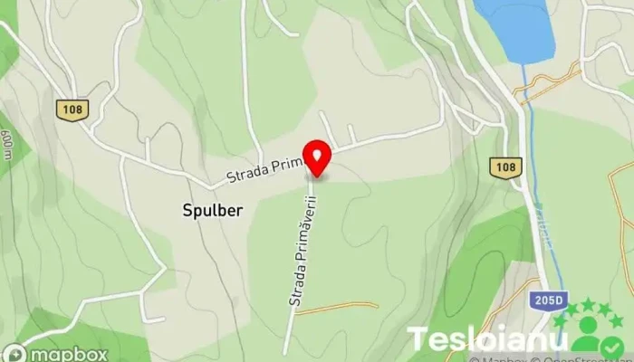 hartă a Spulber  în Spulber