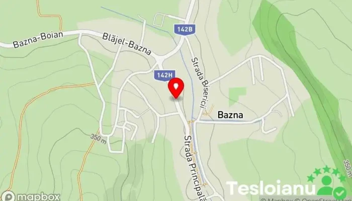 hartă a Stațiunea Balneoclimatică Bazna  în Bazna