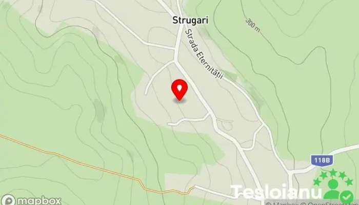 hartă a Strugari  în Strugari