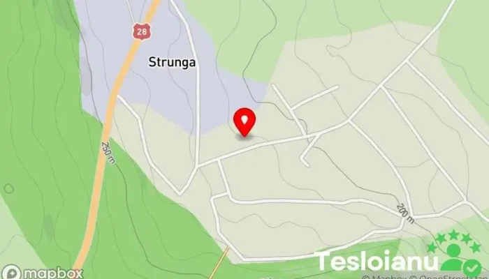 hartă a Strunga  în Strunga