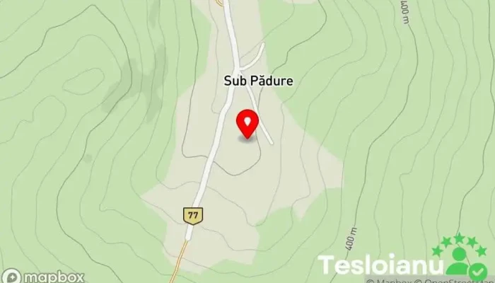 hartă a Sub Pădure  în Sub Pădure