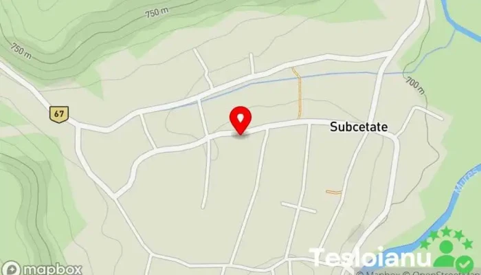 hartă a Subcetate  în Subcetate
