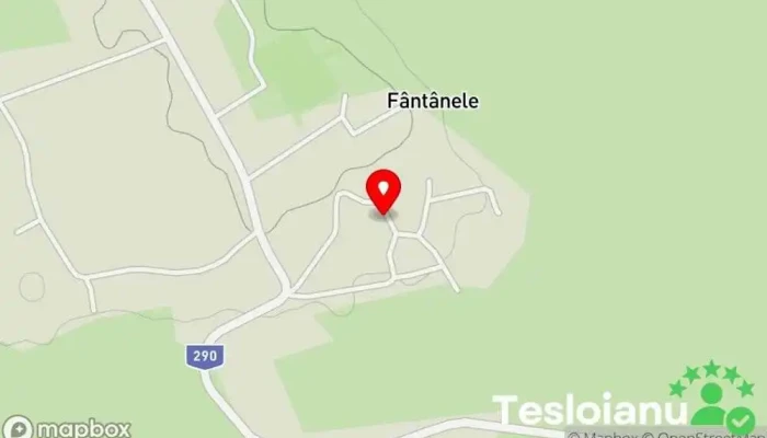 hartă a Suceava Fantanele Bar în Fântânele