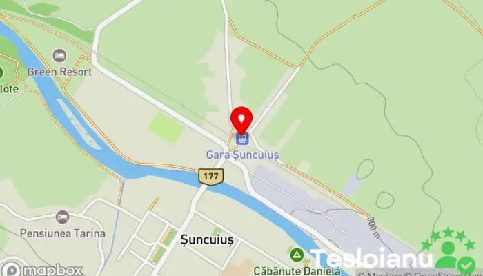 hartă a Şuncuiuş Gară în Șuncuiuș