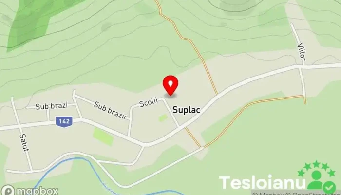 hartă a Suplac  în Suplac