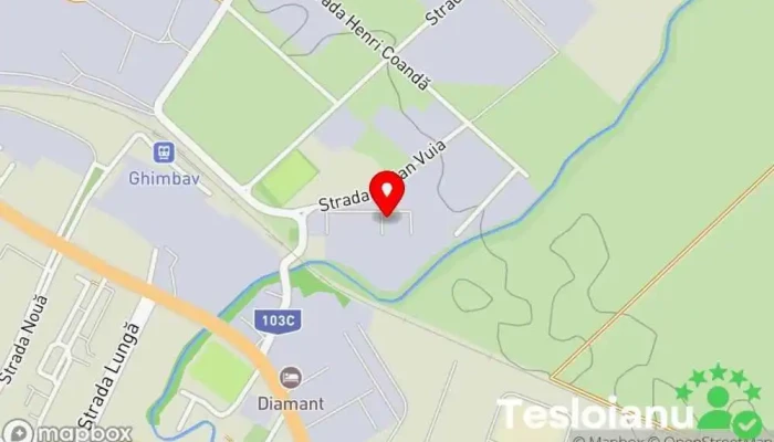 hartă a Tăbăcăria Tamiv Producător de articole din piele în Ghimbav