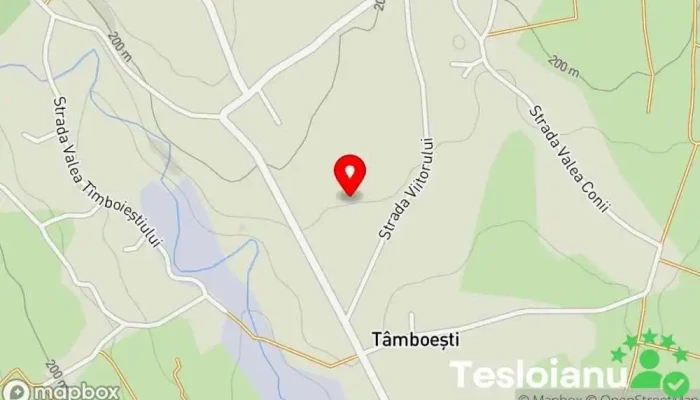 hartă a Tâmboești  în Tâmboești