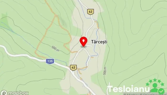 hartă a Tărcești  în Tărcești