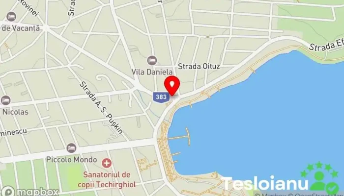 hartă a Techirghiol  în Techirghiol