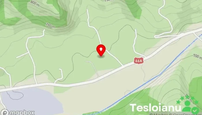 hartă a Teren Uricani Grădină în Uricani