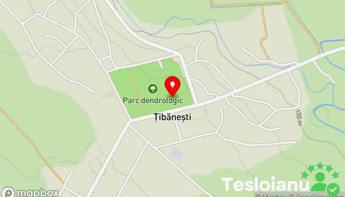 hartă a Țibănești  în Țibănești