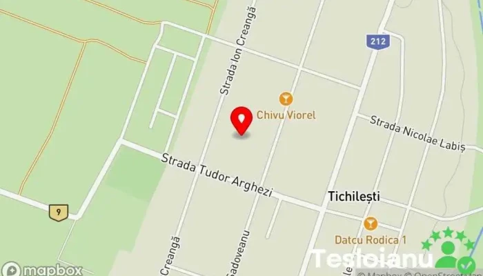 hartă a Tichilești  în Tichilești