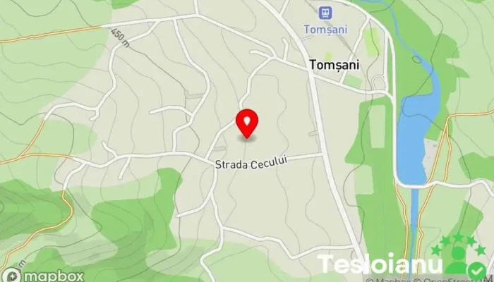 hartă a Tomșani  în Tomșani