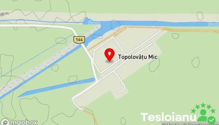 hartă a Topolovățu Mic  în Topolovățu Mic