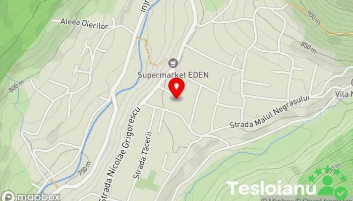 hartă a Trăisteni  în Trăisteni