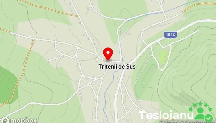hartă a Tritenii de Sus  în Tritenii de Sus