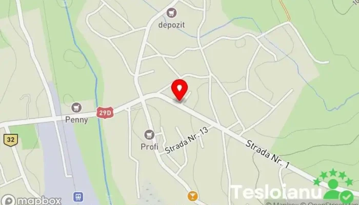 hartă a Trușești  în Trușești