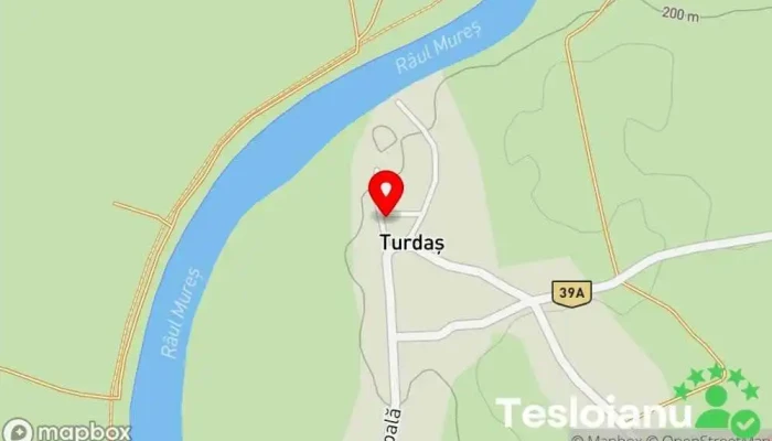 hartă a Turdaş  în Turdaş