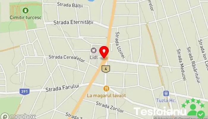 hartă a Tuzla  în Tuzla