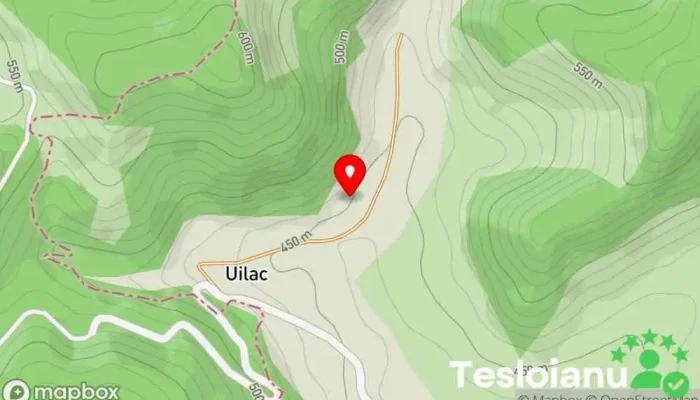 hartă a Uilac  în Uilac